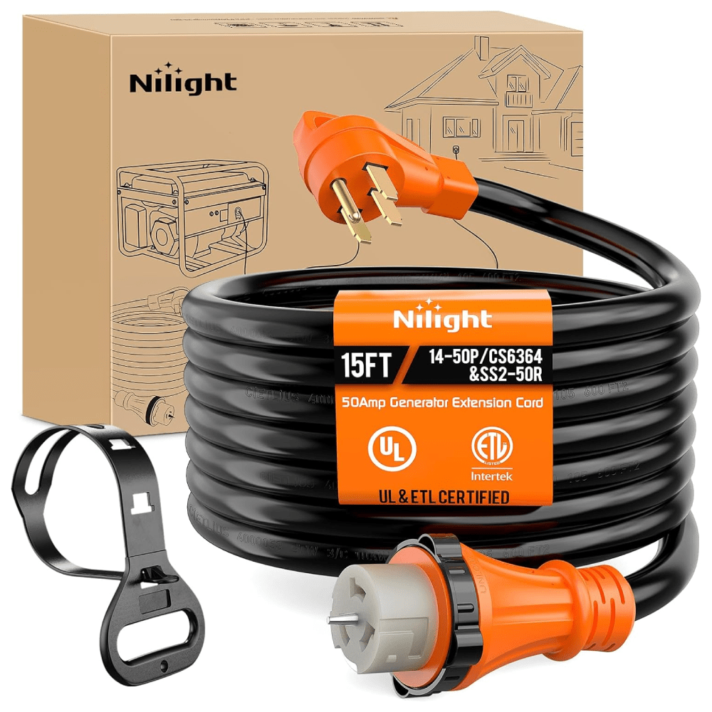 50Amp 15FT Generator Extension Cord Nilight