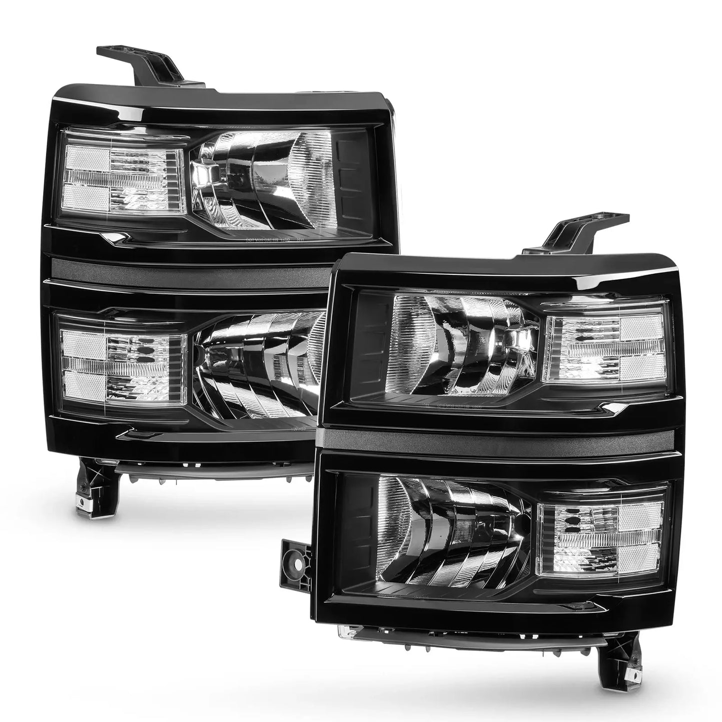 Black housing clear lens headlight for 2014-2015 Silverado 1500