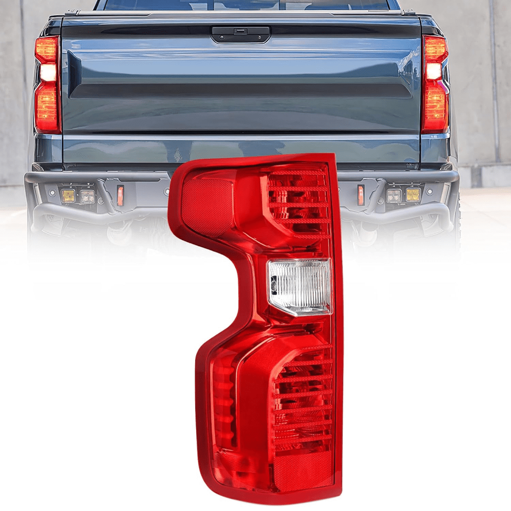 2019 2020 2021 2022 2023 Chevy Silverado 1500 2020 2021 2022 2023 Chevy Silverado 2500HD 3500HD Taillight Assembly Rear Lamp Replacement OE Style Driver Side Tail Lights - Top Tuning Boost