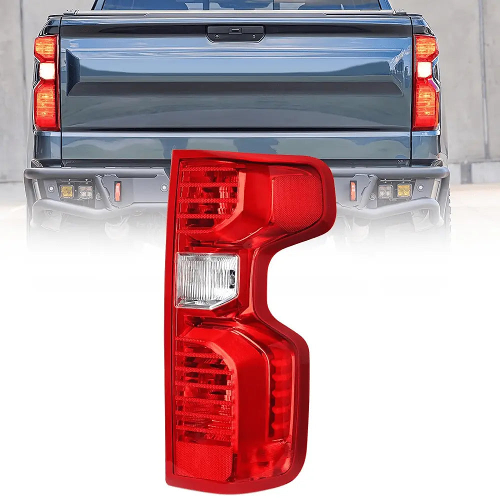 2019 2020 2021 2022 2023 Chevy Silverado 1500 2020 2021 2022 2023 Chevy Silverado 2500HD 3500HD Taillight Assembly Rear Lamp Replacement OE Style Passenger Side Tail Lights - Top Tuning Boost