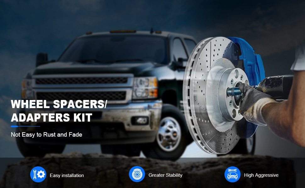 2 inch Hubcentric Wheel Spacers 8x6.5 to 8x6.5 Wheel Spacers Fit Ram 2500 3500 with 14x1.5 121mm 4Pcs