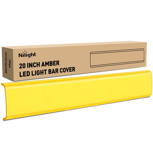 20 inch Amber Yellow Light Bar Cover Light Bars - Top Tuning Boost