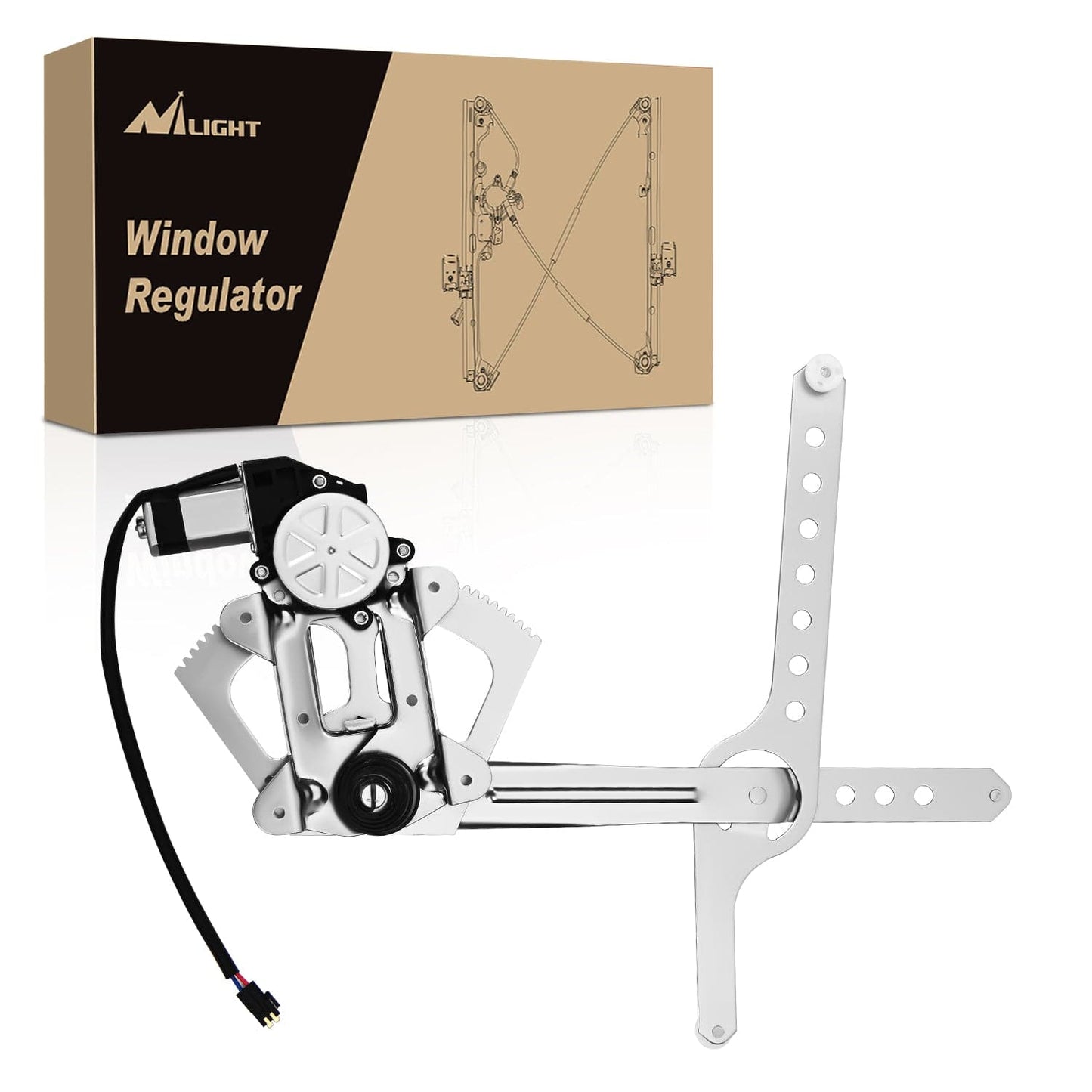 Window Regulator 741-655 Window Regulator/Motor Front Driver Side Compatible with 1988-2002 Chevrolet Blazer C1500 C2500 C3500 K1500 K2500 K3500 Tahoe GMC Yukon 1996 1997 1998 1999 2000 2001 2002