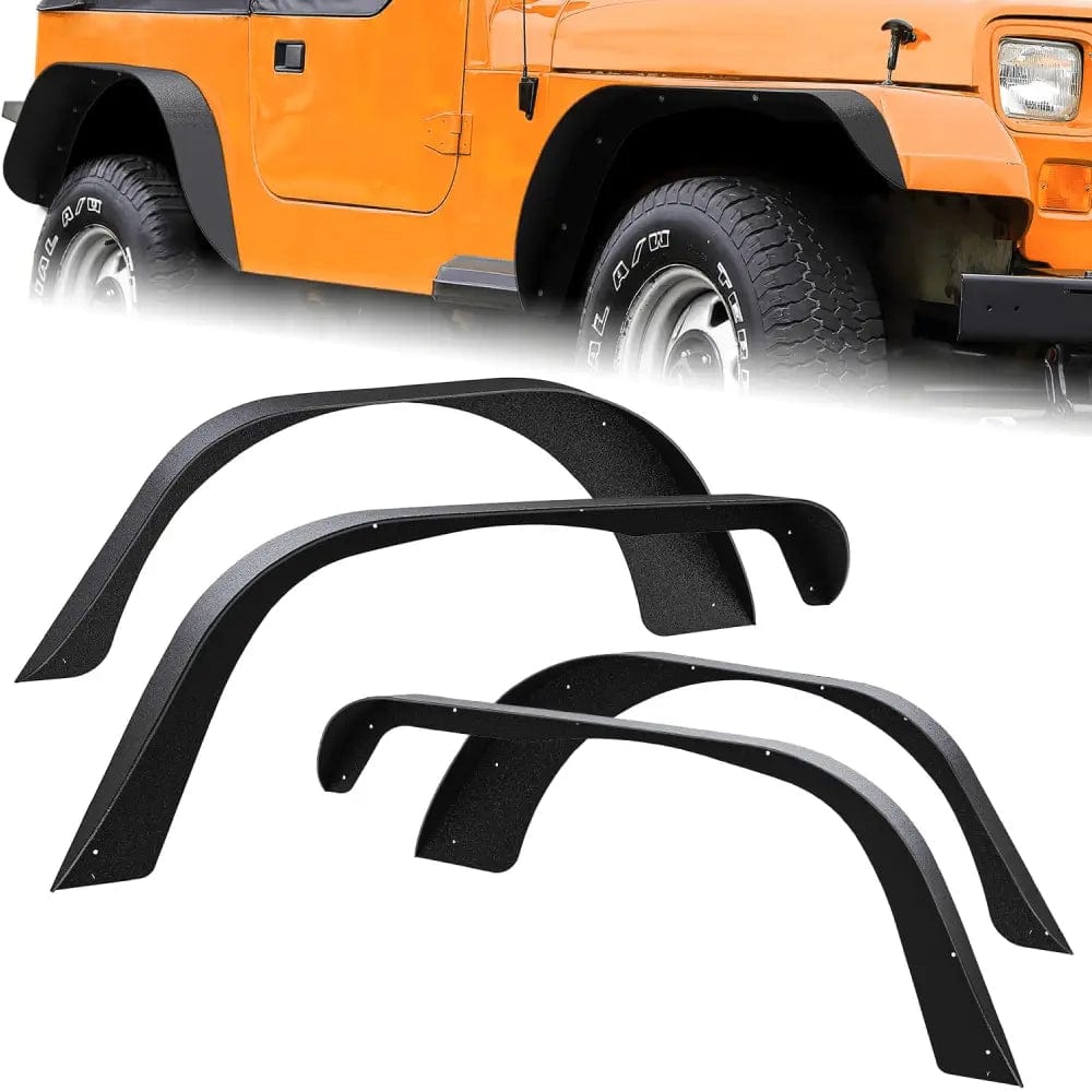 Fender 1987 1988 1989 1990 1991 1992 1993 1994 1995 Jeep Wrangler YJ Front Rear Fender Flares Kit