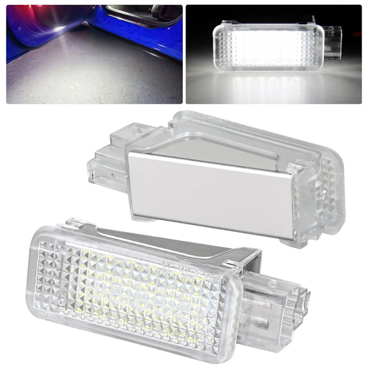 2PCS LED Interior Door Panel Light Courtesy Warning Lights White Beam Plug and Play Compatible with Audi A3 A4 A5 A6 A7 S3 S4 S5 S6 S7 Q5 Q7 TT OEM Replacement CANbus Error Free Headlights - Top Tuning Boost