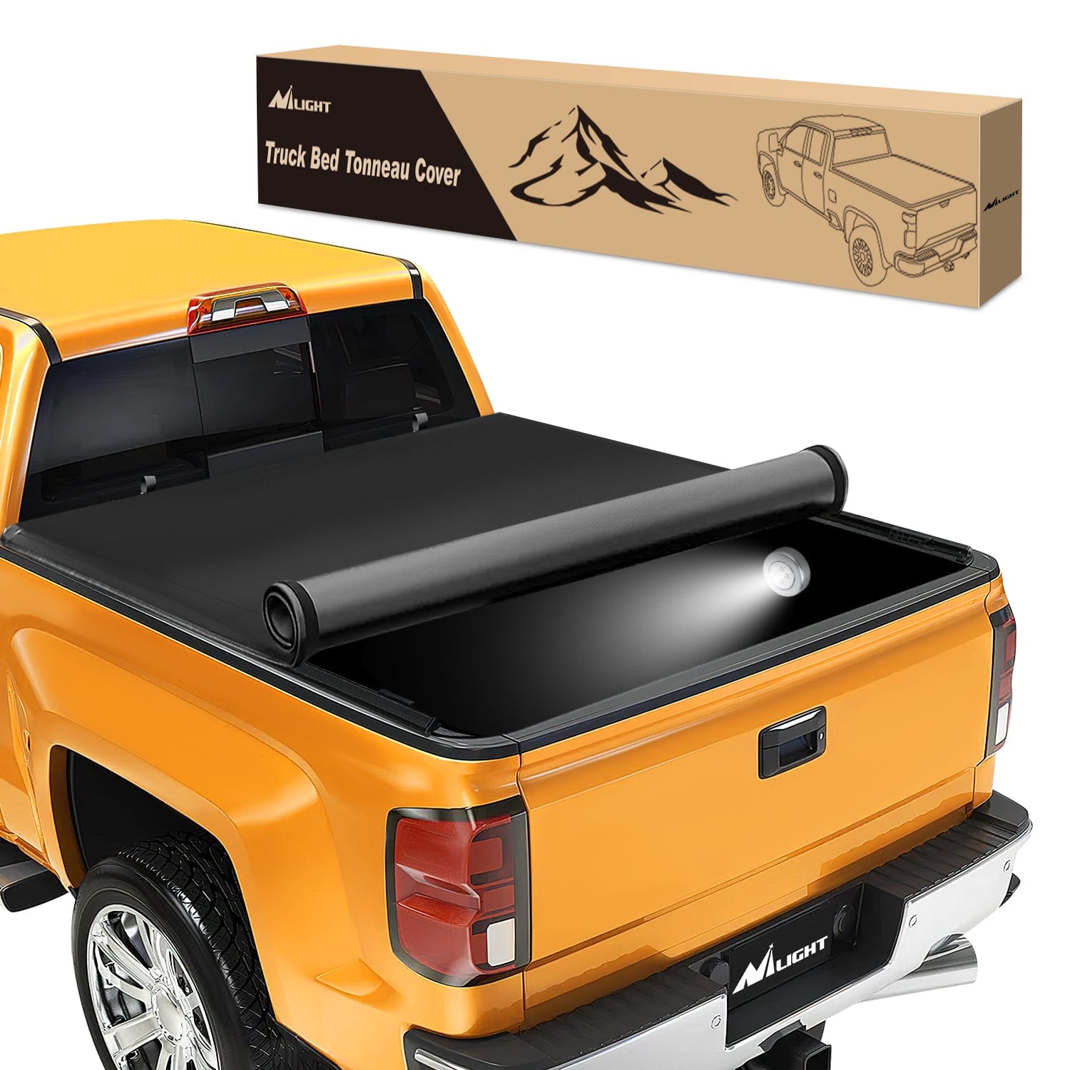 Trunk Bed Cover 5.8ft Truck Bed Cover for Chevy Silverado 1500 / GMC Sierra1500 2014 2015 2016 2017 2018