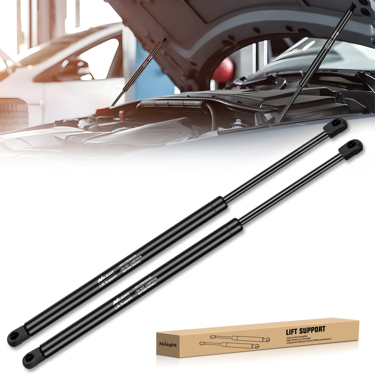 Lift Supports 2 PCS Lift Support Struts Replacement for Acura MDX 2007 2008 2009 2010 2011 2012 2013 Front Hood Gas Springs Shock Rods