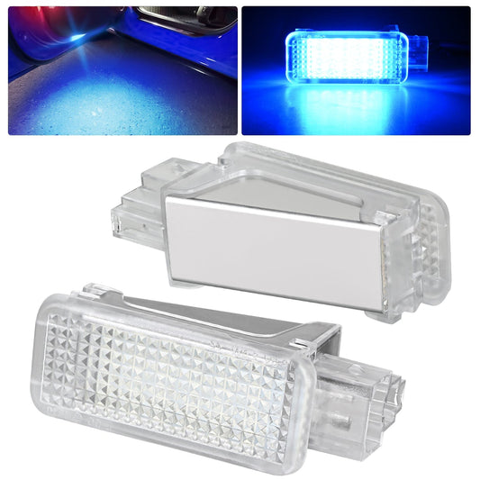 2PCS LED Interior Door Panel Light Courtesy Warning Lights Blue Beam Plug and Play Compatible with Audi A3 A4 A5 A6 A7 S3 S4 S5 S6 S7 Q5 Q7 TT OEM Replacement CANbus Error Free Headlights - Top Tuning Boost