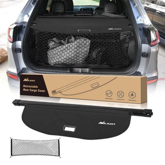 Trunk Cargo Cover 2019 2020 2021 2022 2023 Jeep Cherokee Accessories Retractable Trunk Cargo Cover With Trunk Storage Net