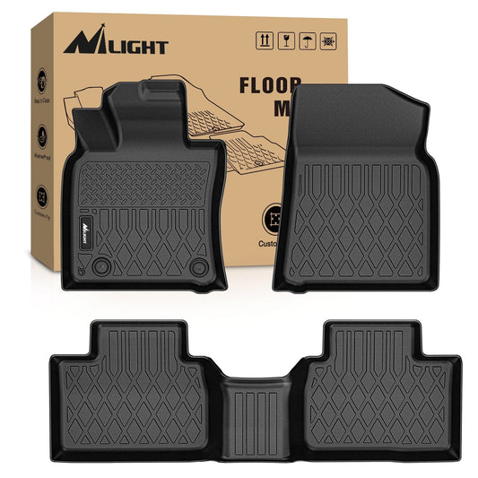 Floor Mat Floor Mats for Toyota Camry 2025 (Hybrid Only) All Weather Custom Fit Heavy Duty Floor Liners