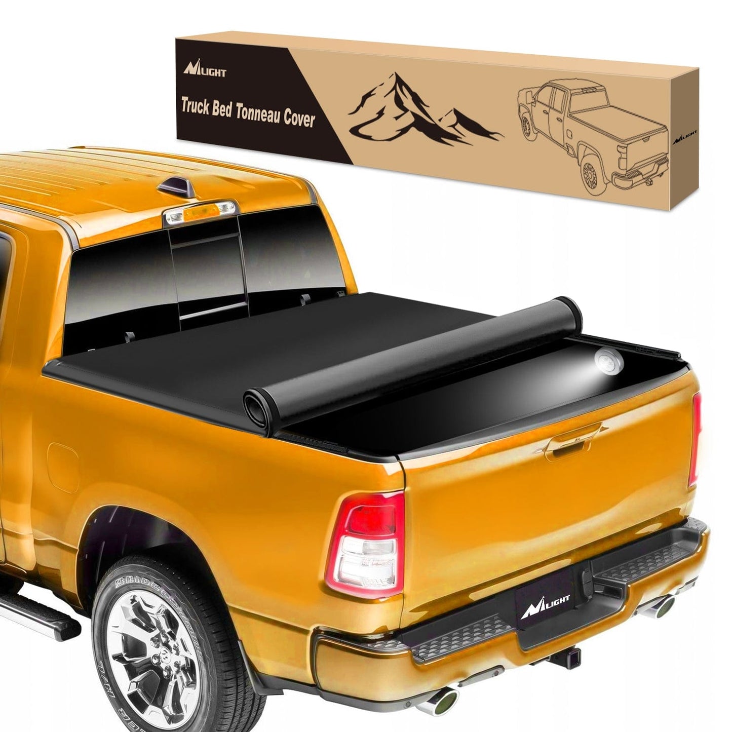 Trunk Bed Cover Ram 1500 2019 2020 2021 2022 2023 2024 New Body Style For 6.4ft Truck Bed Tonneau Cover