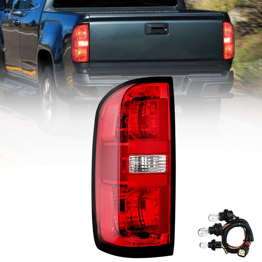 2015 2016 2017 2018 2019 2020 2021 2022 Chevy Colorado Rear Lamp Replacement Taillight Assembly OE Style Driver Side w/Bulbs Tail Lights - Top Tuning Boost