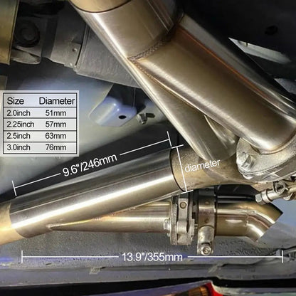 2.0/2.25/2.5/3.0 Inch Remote Electric Exhaust Cutout Kit |  FLASHARK