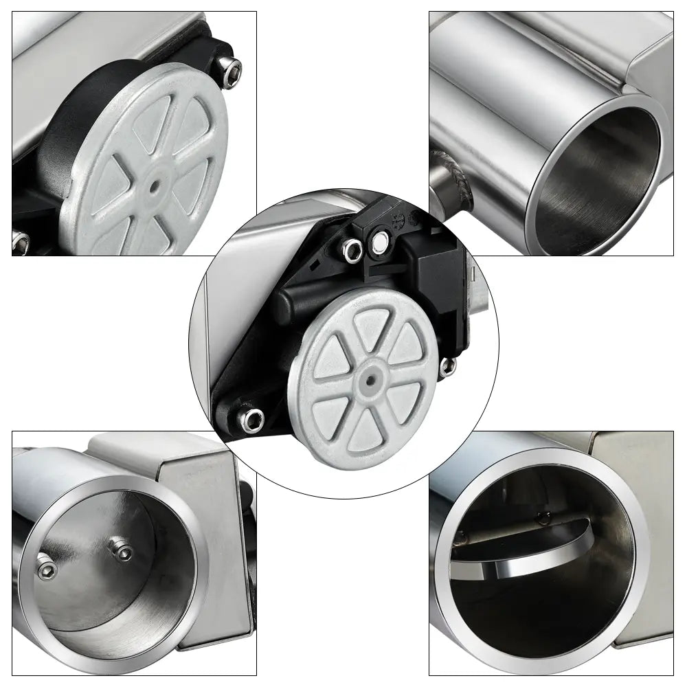 2.0/2.5/3.0 Inch Dual Electric Exhaust Cutout Remote Kit with One Controller | FLASHARK