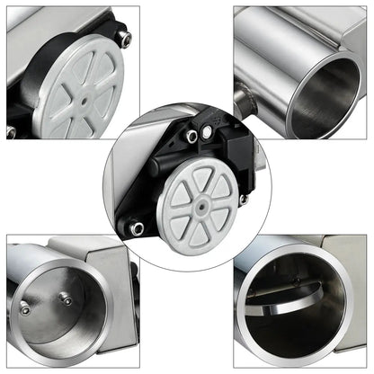 2.0/2.5/3.0 Inch Dual Electric Exhaust Cutout Remote Kit with One Controller | FLASHARK