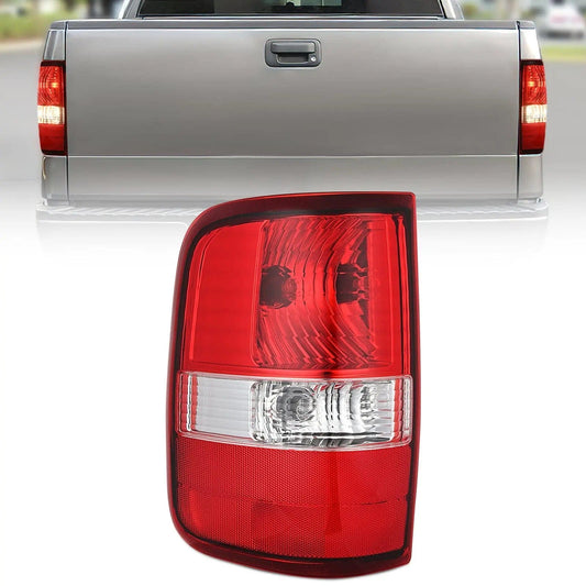 2004 2005 2006 2007 2008 Ford F150 Taillight Assembly Rear Lamp Replacement OE Style Red Housing Driver Side Tail Lights - Top Tuning Boost