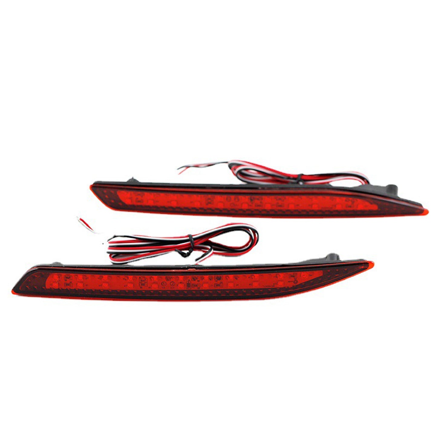 Rear Bumper Reflector Light Tail Brake Lamp Fog Compatible with Honda Accord 9th 2014 -2013u Headlights - Top Tuning Boost