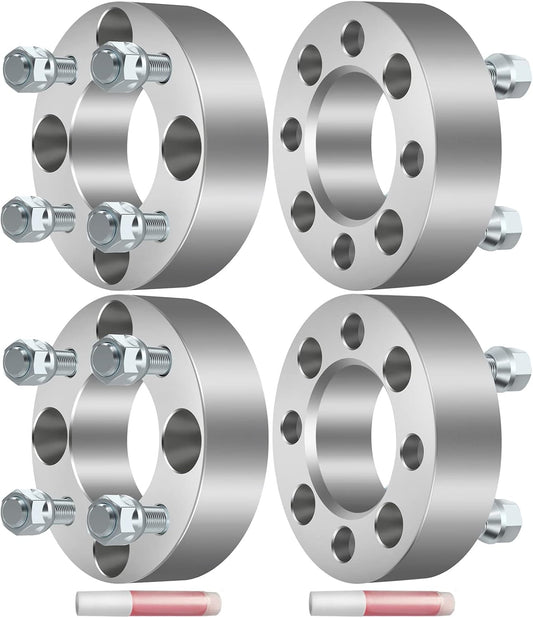 EZ GO Wheel Spacers CLUB CAR fit Golf CART Wheel Spacers 1.5 inch 4x4 to 4x4 Wheel Spacers 4x101.6 to 4x101.6 4 Lug 68.5mm CB 1/2" Studs 4 PCS