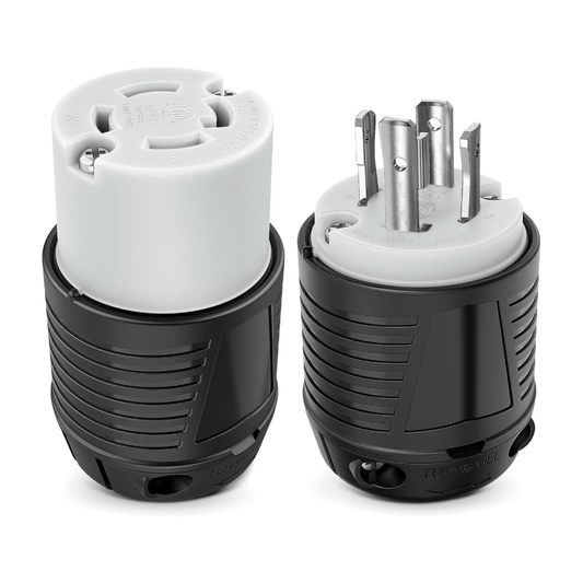 30Amp L14-30P Male Plug L14-30R Female Connector Nilight