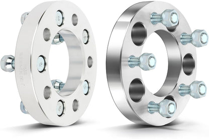 2PCS 5x4.75 to 5x4.75 Wheel Spacers 1 inch 5 Lug 12x1.5 Studs fit Chevrolet Blazer 1987-2005| fit Chevrolet Camaro 1982-2002| fit Chevrolet Corvette 1984-2019| fit Chevrolet S10 1982-2004