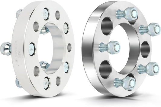 2PCS 5x4.75 to 5x4.75 Wheel Spacers 1 inch 5 Lug 12x1.5 Studs fit Chevrolet Blazer 1987-2005| fit Chevrolet Camaro 1982-2002| fit Chevrolet Corvette 1984-2019| fit Chevrolet S10 1982-2004