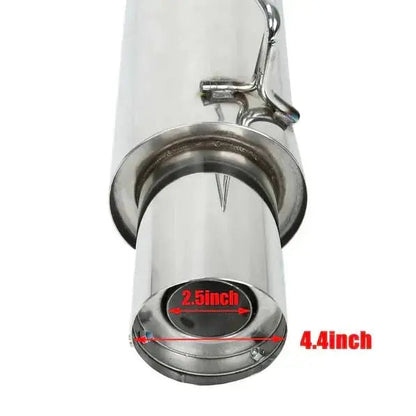 4.5 Inches Single Tip 3 Inches Pipe Catback Exhaust for 2003-2008 Nissan 350Z Infiniti G35