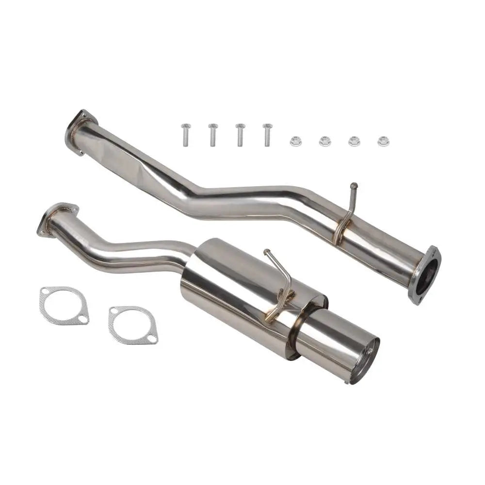 4.5 Inches Single Tip 3 Inches Pipe Catback Exhaust for 2003-2008 Nissan 350Z Infiniti G35