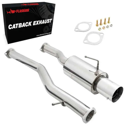 4.5 Inches Single Tip 3 Inches Pipe Catback Exhaust for 2003-2008 Nissan 350Z Infiniti G35