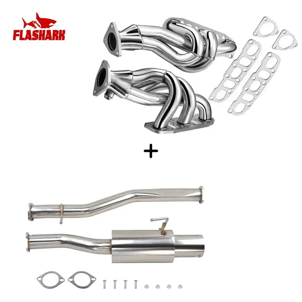 4.5 Inches Single Tip 3 Inches Pipe Catback Exhaust for 2003-2008 Nissan 350Z Infiniti G35