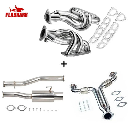 4.5 Inches Single Tip 3 Inches Pipe Catback Exhaust for 2003-2008 Nissan 350Z Infiniti G35