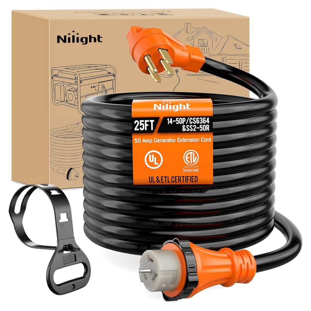 50Amp 25FT Generator Extension Cord Nilight