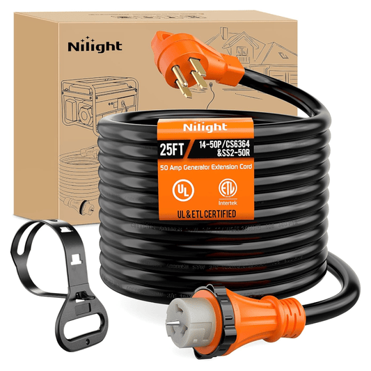 50Amp 25FT Generator Extension Cord Nilight