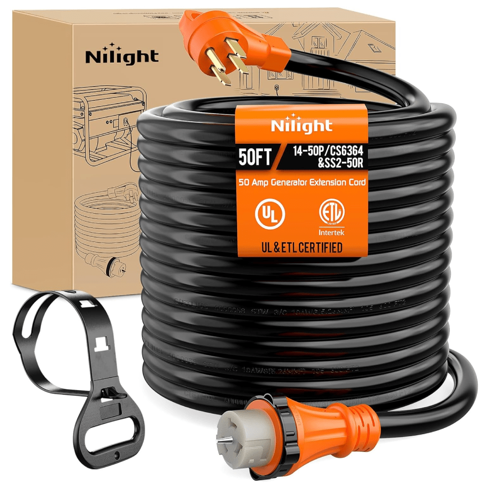 50Amp 50FT Generator Extension Cord Nilight