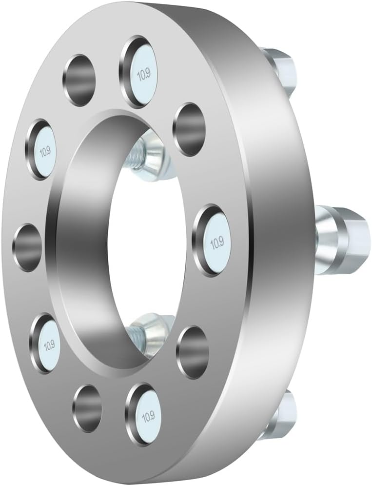 2PCS 5x4.75 to 5x4.75 Wheel Spacers 1 inch 5 Lug 12x1.5 Studs fit Chevrolet Blazer 1987-2005| fit Chevrolet Camaro 1982-2002| fit Chevrolet Corvette 1984-2019| fit Chevrolet S10 1982-2004