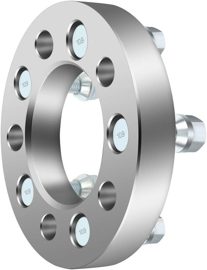 2PCS 5x4.75 to 5x4.75 Wheel Spacers 1 inch 5 Lug 12x1.5 Studs fit Chevrolet Blazer 1987-2005| fit Chevrolet Camaro 1982-2002| fit Chevrolet Corvette 1984-2019| fit Chevrolet S10 1982-2004