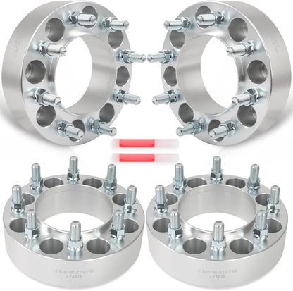 2 inch Hubcentric Wheel Spacers 8x6.5 to 8x6.5 Wheel Spacers Fit Ram 2500 3500 with 14x1.5 121mm 4Pcs