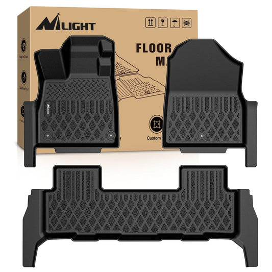Floor Mat TPE Floor Mats for 2026 Honda Passport RTL TrailSport All Weather Custom Fit Heavy Duty Floor Liners