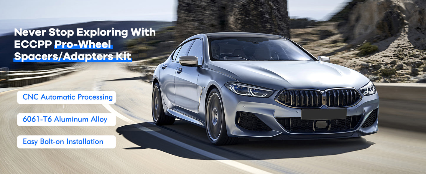 4PCS 2 inch 8x6.5 to 8x180 Wheel Spacer Conversion 8 lug Fits 2001-2003 fit Chevrolet Silverado 1500 HD|1997-2014 fit chevy Express 2500 3500 | 2001-2010 fit Silverado 2500HD Sierra 2500HD