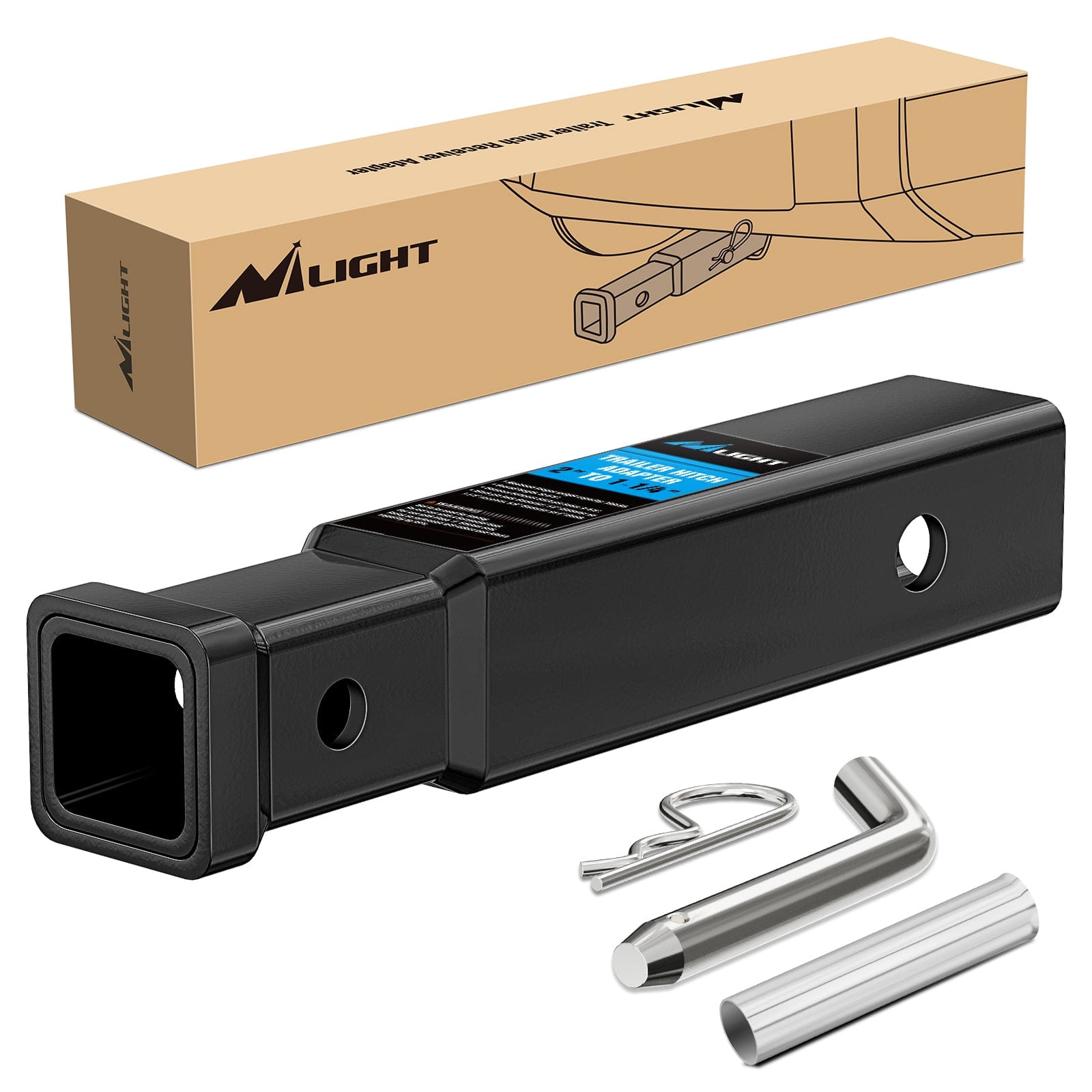 Trailer Hitch Trailer Hitch Receiver Adapter 2 to 1-1/4 Inch Hitch