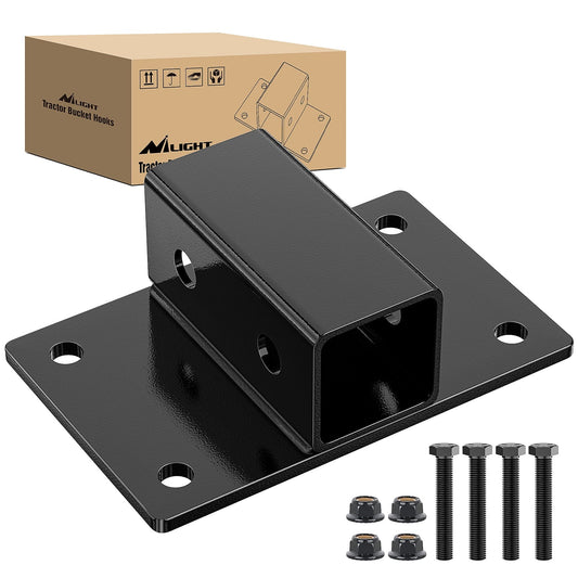 Trailer Hitch Bolt on Tractor Bucket 2 inch Receiver 5/8?¡À Hitch Pin Hole Class 3 Trailer Hitch