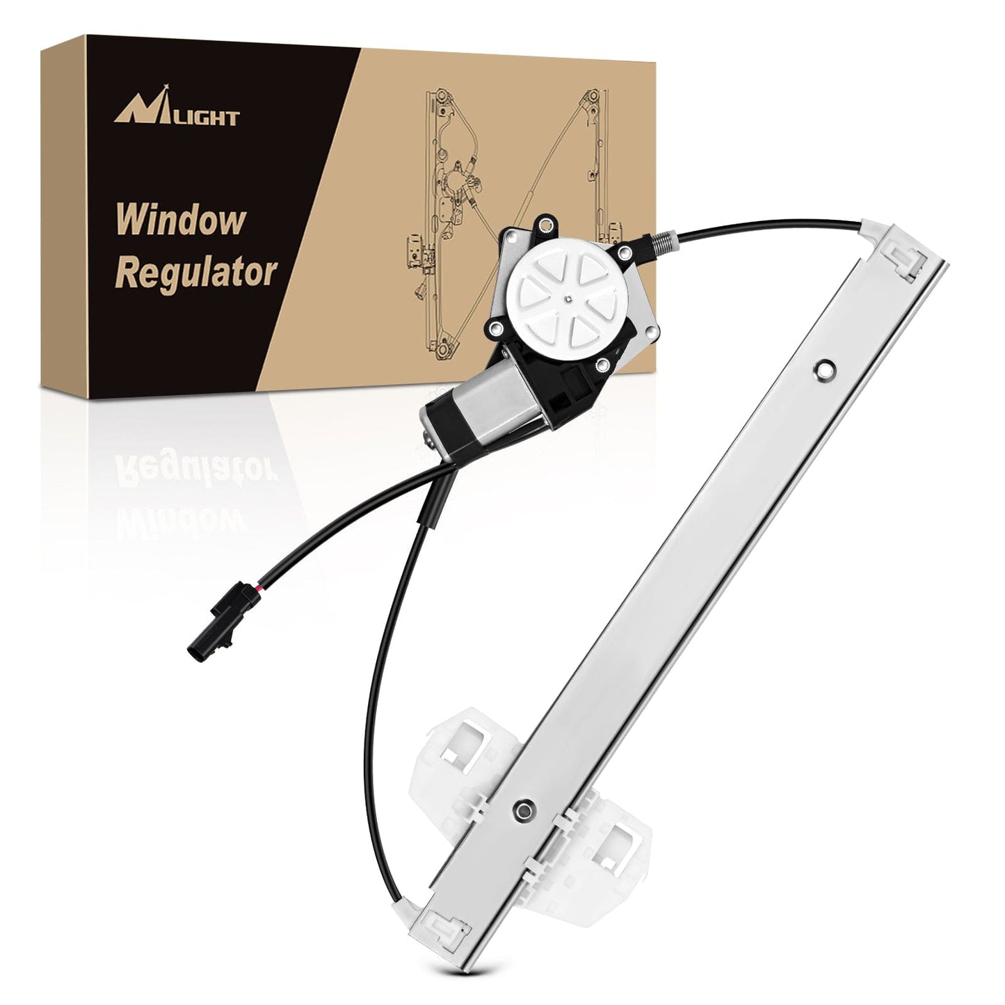 748-913 Window Regulator and Motor Front Passenger Side Compatible with Jeep Wrangler 2007-2017 Sport Utility,Wrangler JK 2018 Sport Utility 2010 2011 2012 2013 2014 2015 2016 2017