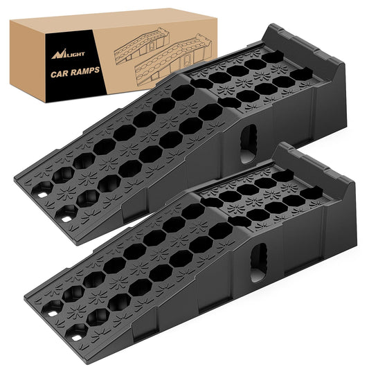 Curb Ramp 6.7Inch Lift Heavy Duty Truck Ramps 16000lb Capacity Portable Service Ramps