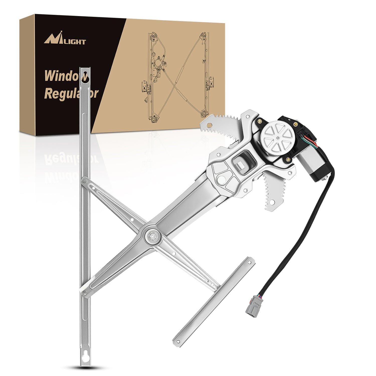 Window Regulator 741-951 Front Right Window Regulator with Motor, Compatible with 1997 1998 1999 2000 2001 Honda CR-V, Power Window Lift Motor Assembly, Passenger Side, OE Replacement