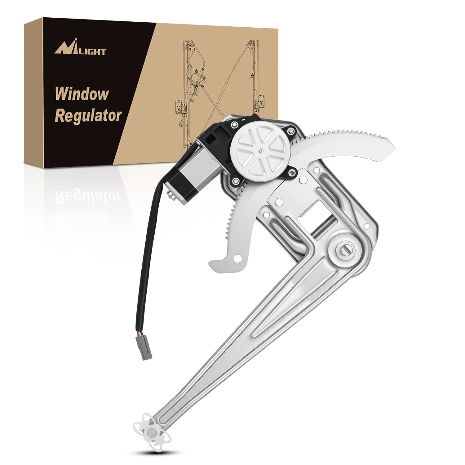 Window Regulator Power Window Regulator with Motor Assembly Replacement for Ford Ranger 2011-1993, Front Driver Side, 741-831