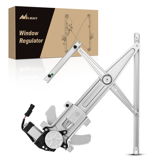 Window Regulator Front Driver Window Regulator with Motor, Compatible with Chevy Colorado/GMC Canyon 2004 2005 2006 2007 2008 2009 2010 2011 2012, Power Window Lift Motor Assembly, OE Replacement, 741-014