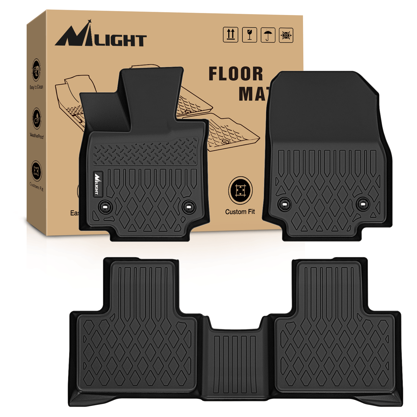 Floor Mat TPE Floor Mats for Lexus RX RX350 RX350h RX500h 2023 2024 2025 (NOT for RX450h PHEV)