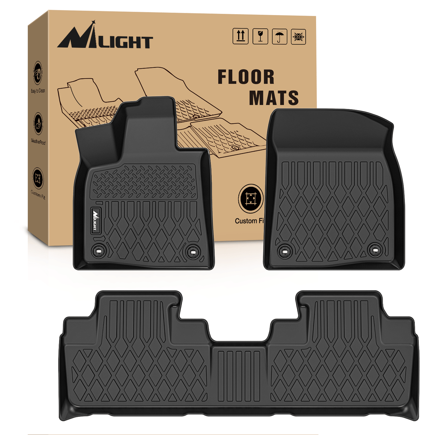 Floor Mat TPE Floor Mats for Lexus RX RX350 RX450h 2016 2017 2018 2019 2020 2021 2022 / Lexus RXL RX350L RX450hL 2018 2019 2020 2021 2022