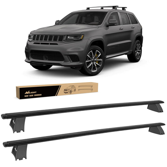 mount bracket 2011 2012 2013 2014 2015 2016 2017 2018 2019 2020 2021 Jeep Grand Cherokee Aluminum Anti-Theft Lock Roof Rack Cross Bars