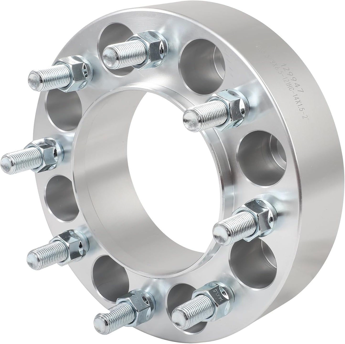 2 inch Hubcentric Wheel Spacers 8x6.5 to 8x6.5 Wheel Spacers Fit Ram 2500 3500 with 14x1.5 121mm 4Pcs