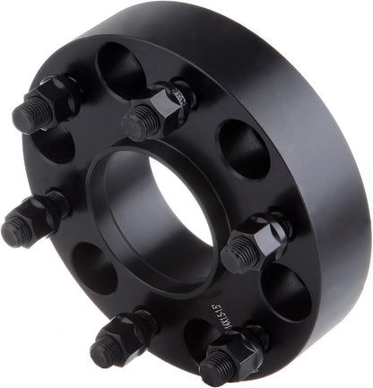 2PCS 6 Lug Hub Centric Wheel Spacers 1.5 inch 6x5.5 to 6x5.5 6x139.7mm to 6x139.7mm fit Chevrolet Silverado 1500 fit Chevrolet Suburban Avalanche Express 1500 Tahoe with 14x1.5 Studs